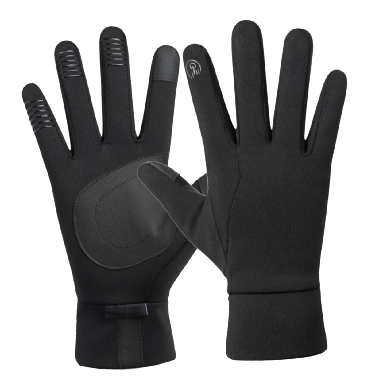 Yardwe 3 Paia Di Guanti Invernali Guanti Riscaldanti Caldi Da Esterno Impermeabili+ Guanto Nero Antiscivolo Con Tutte Le Dita Taglia Xl