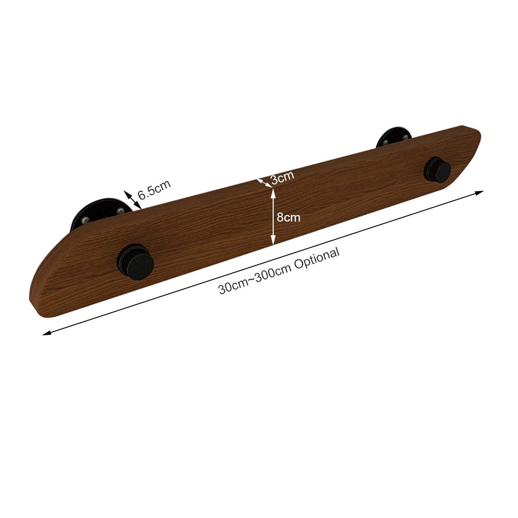 Rechteckiges Treppengeländer mit komplettem Bausatz aus Holz Indoor/Outdoor Loft Handlauf für Kinder Spielzimmer oder Kinderzimmer, verstellbares Stützset (30~300cm)