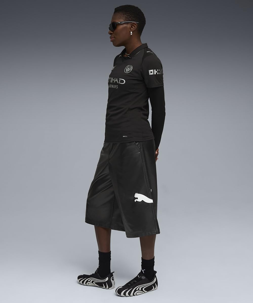 PUMA Maglia Manchester City Away Stagione 2025/26 - Donna - Nero