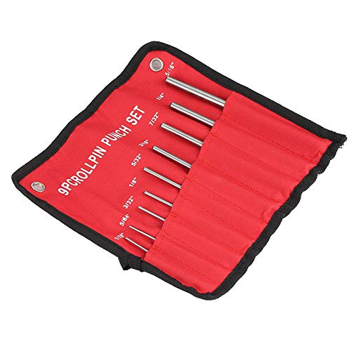 9pcs Acciaio Roll Punch Set Meccanica
