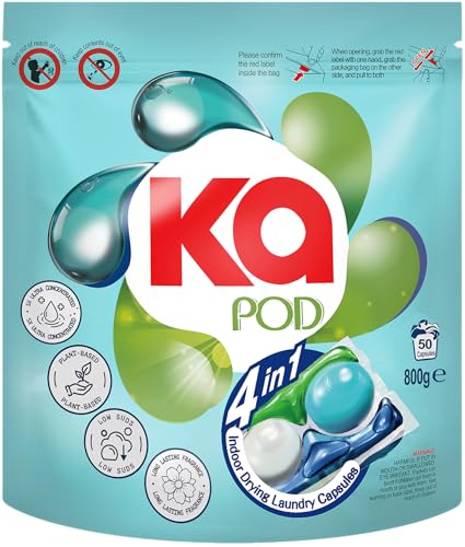 Ka Pod 4in1 Indoor Drying Laundry Capsules (50 Pieces