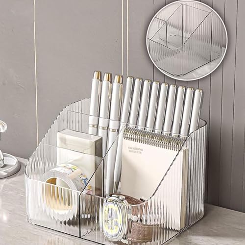 Image of MosQuick Clear remote holder mobile stand for desk ideal desk organiser pen stand for table desk accessories remote stand for table table organiser remote holder for living room tv remote stand