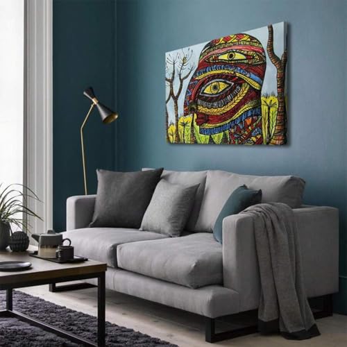 Graffiti Toile Art Peintures Rétro : la solution pour un mur terne