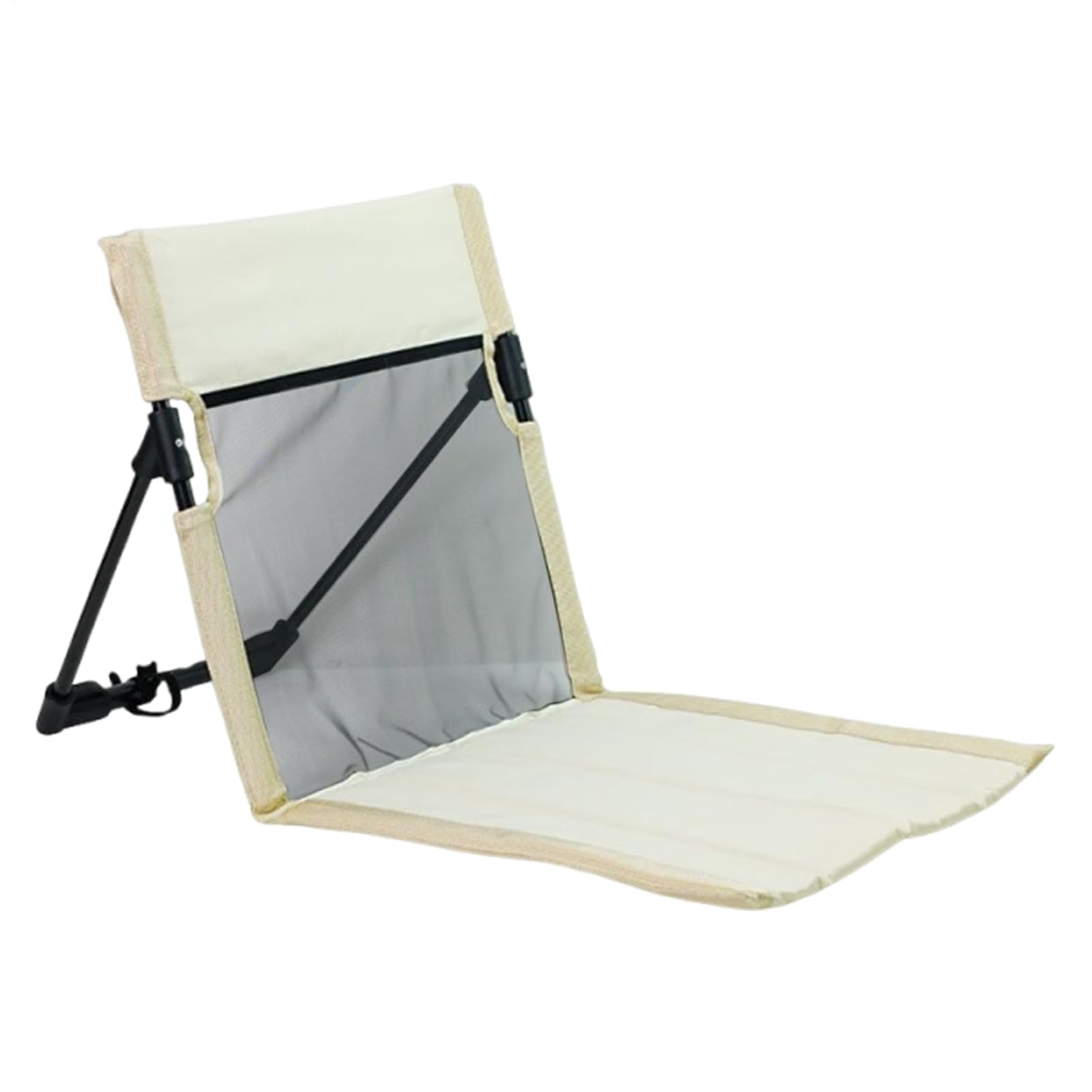 Chaise de camping pliante ultra légère dotée d'un siège de sol ergonomique