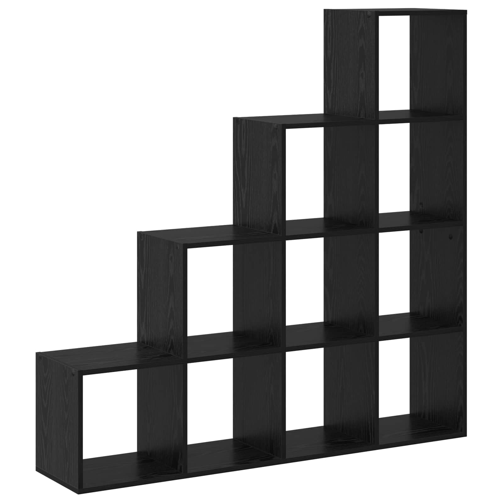 Generisch Raumteiler Bücherregal Schwarz Eichen-Optik Holzwerkstoff,Möbel,Regalsysteme,Bücherregale Bücherschränke-879663