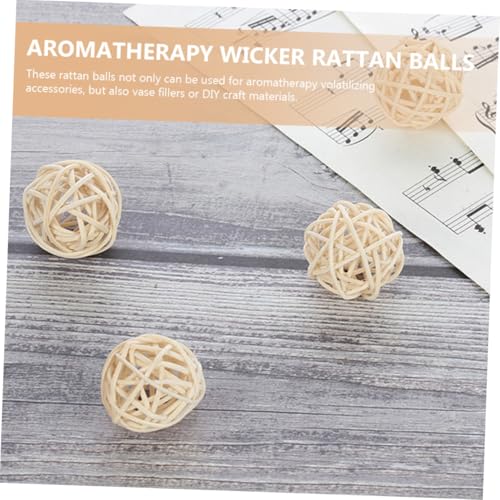 Boules de rotin décoratives pour diffuseur d'aromathérapie et parfum d'ambiance - 3