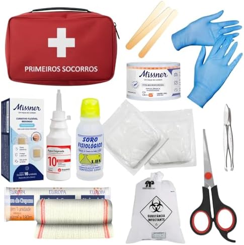 Texmed, Kit Primeiros Socorros Bolsa Mochilas Camping Carro Completo