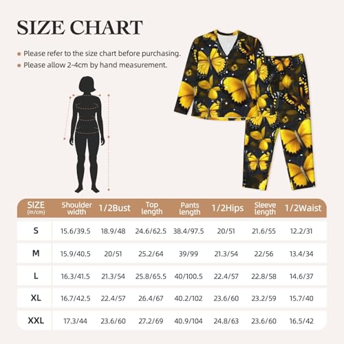 Pyjama imprimé papillons jaunes pour des nuits douces - 6