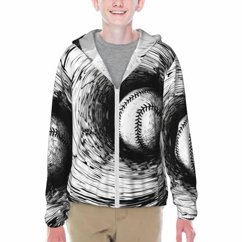Music Notes Youth Lightweight Sports Long Sleeve Jacket For Outdoor Activities