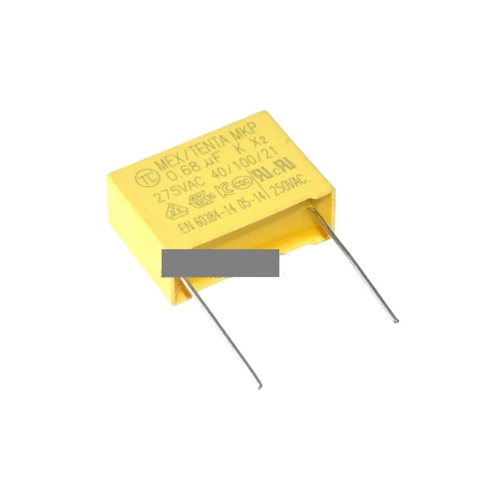ICXLPMC 10pcs 0.68uF capacitor X2 capacitor 275VAC 680NF Pitch 22mm X2 Polypropylene film capacitor 0.68uF