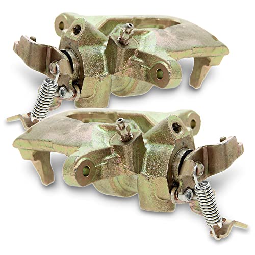 BESTPRICE 2x Pinza de freno trasero izquierda y derecha con pinza de freno de estacionamiento integrada, compatible con FORD MONDEO Mk3 (B5Y), MONDEO Mk3 notchback (B4Y)