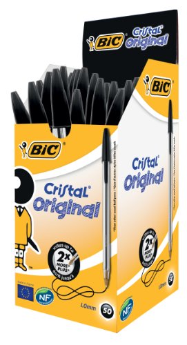BIC Cristal Penna a sfera, colore nero