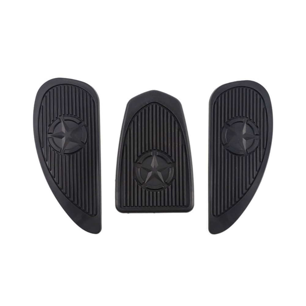Fuel Tank Protector Universal Motorcycle Gas Fuel Rubber Sticker Protector Knee Pad Grip Tank Traction