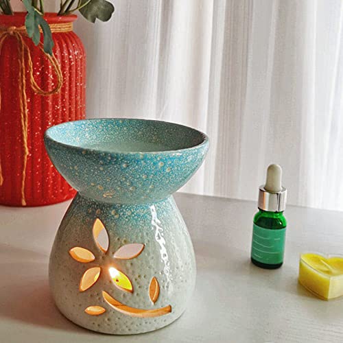Difusor aromático eléctrico de cerámica con soporte para vela miniatura 7