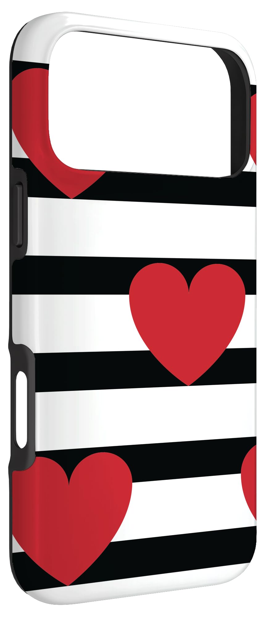 Amazon.com: Striped Black White Red Hearts Love Inspirational