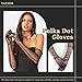 YAEISM Black Polka Dot Long Gloves Sheer Tulle Gloves Elbow Length Vintage Fashion Opera Prom Party Costumes Glove for Women Formal