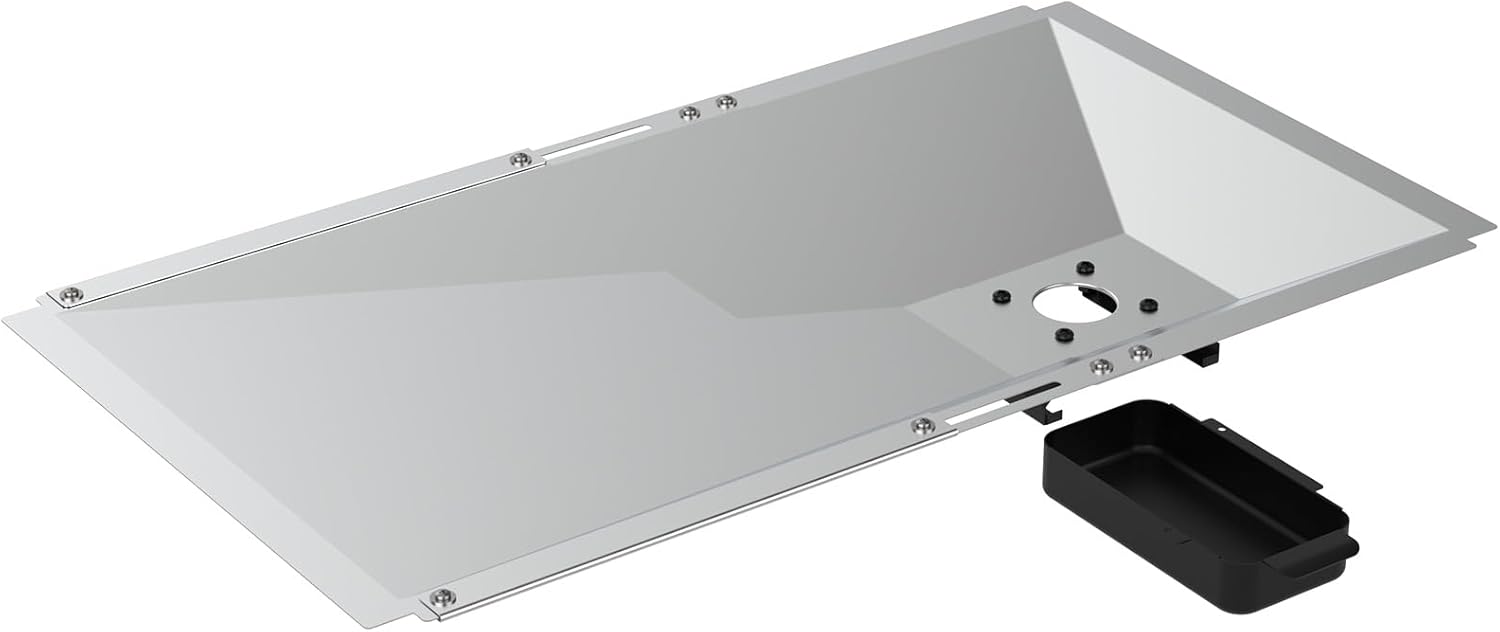 Universal Grease Tray with Catch Pan for Nexgrill Replacement Parts 720-0830H 720-0882A, Charbroil, Dyna Glo, Kenmore, Expect Grill, Drip Pan for 3/4/5/6 Burner Gas Grill Grease Tray Replacement 24"-32"L