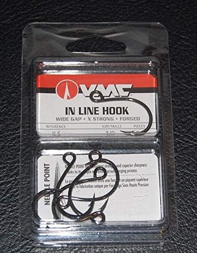 VMC ILS-30 in Line Hook Size 3/0 - 6 Pack Wide Gap X Strong Replacement Hooks
