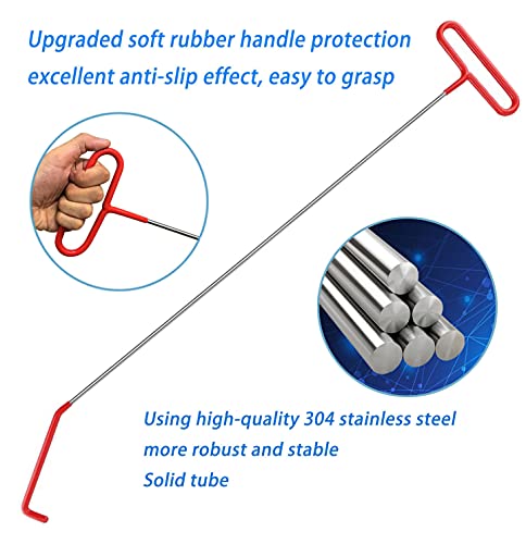 Full Professional Automotive Tool Kit with Long Reach Grabber with Air Wedge Bag Pump Non Marring Wedge for Car - Thumbnail 3
