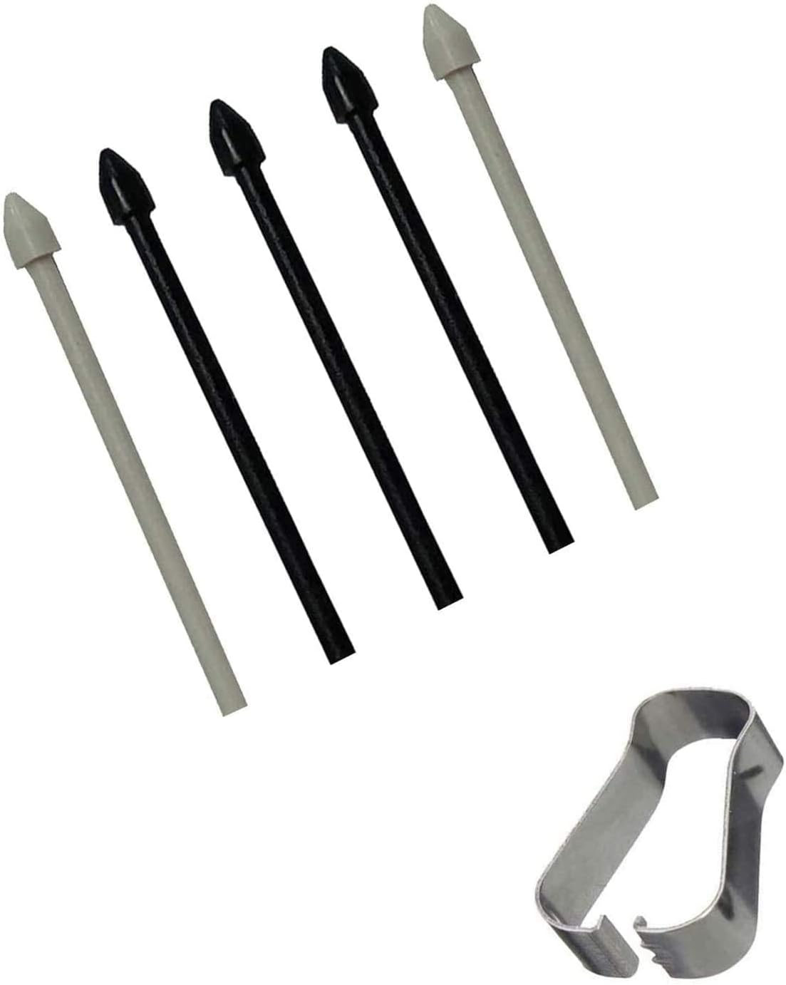 Galaxy Tab S7 Plus Touch Stylus S Pen Replacement Tips/Nibs - Samsung Galaxy Tab S7 11.0" / 12.4" Wi-Fi/LTE/5G (Black)