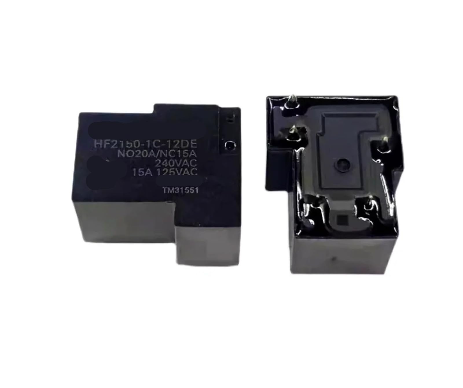 Relais 12V CC HF2150-1C-12DE pour circuit imprimé 5 broches - 2
