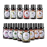 🎁 Aceites esenciales de alta calidad 100% puros y con fragancia natural: sin aditivos agregados, rellenos, bases o transportadores, sin productos químicos, sin adulterar y sin dañar el cuerpo, aptos para vegetarianos y veganos.