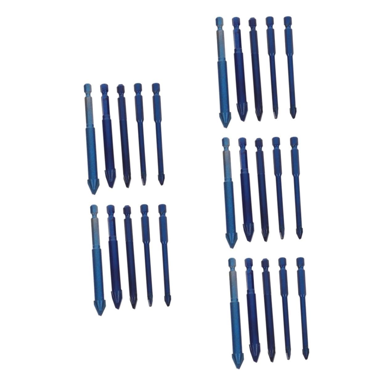 SHINEOFI 5 Set Punte Da Trapano Eccentriche Per Muratura Testa Per Maggiore Stabilità E Precisione Per Calcestruzzo E Piastrelle Facili Da Riporre E Trasportare 5 Pezzi*5