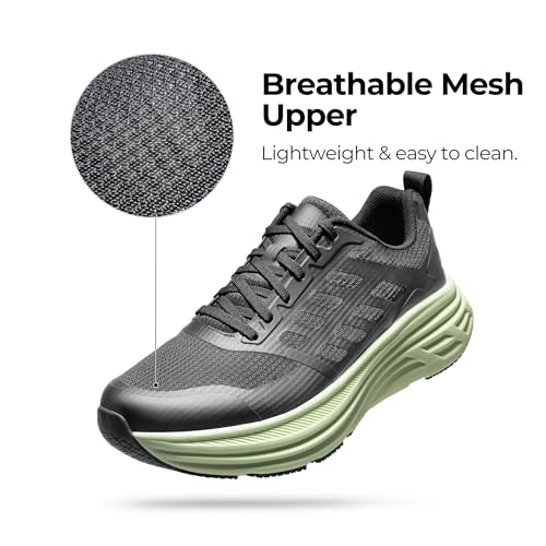 Image of NORTIV 8 Men's Walking Running Tennis Cushioning Shoes ActiveFloat Non Slip Athletic Gym Workout Jogging Comfortable Sneakers