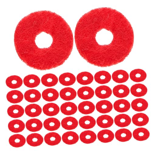BESPORTBLE 90Pcs Felt Washer for Piano Maintenance Durable Cushion Accessories for Keyboard Tuning Repair Lightweight User Friendly Parts Compatible with Piano Front Rail