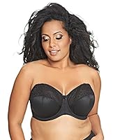 Goddess Women's Plus Size Adelaide Underwire Strapless Bra, Black, 42DDD