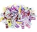 Pack of 100 Sewing Clips Multicolor for Sewing Craft Clamps, Crafting, Crochet and Knitting, All Purpose Clips for Quilting Binding Clips, Fabric Clips, Paper Clips, Blinder Clips by Attmu