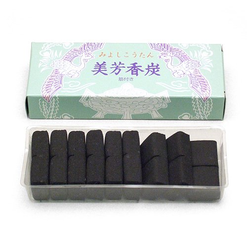 Amazon.co.jp: 焼香用香炭(箱巾13cm×奥行5cm)◇法事に便利な焼香用の香