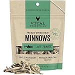 Vital Essentials Freeze Dried Raw Cat Treats, Minnows Treats, 0.5 oz