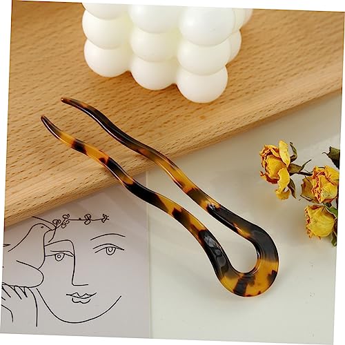 Épingles à cheveux U wavy pour chignon stable et confortable