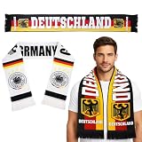 PWCTNT Deutschland Schal, Fussball WM 2026, 2 Stück Ideal für Stadionbesuche und Nationalmannschaft Unterstützung, Fanartikel für Fussball Fans