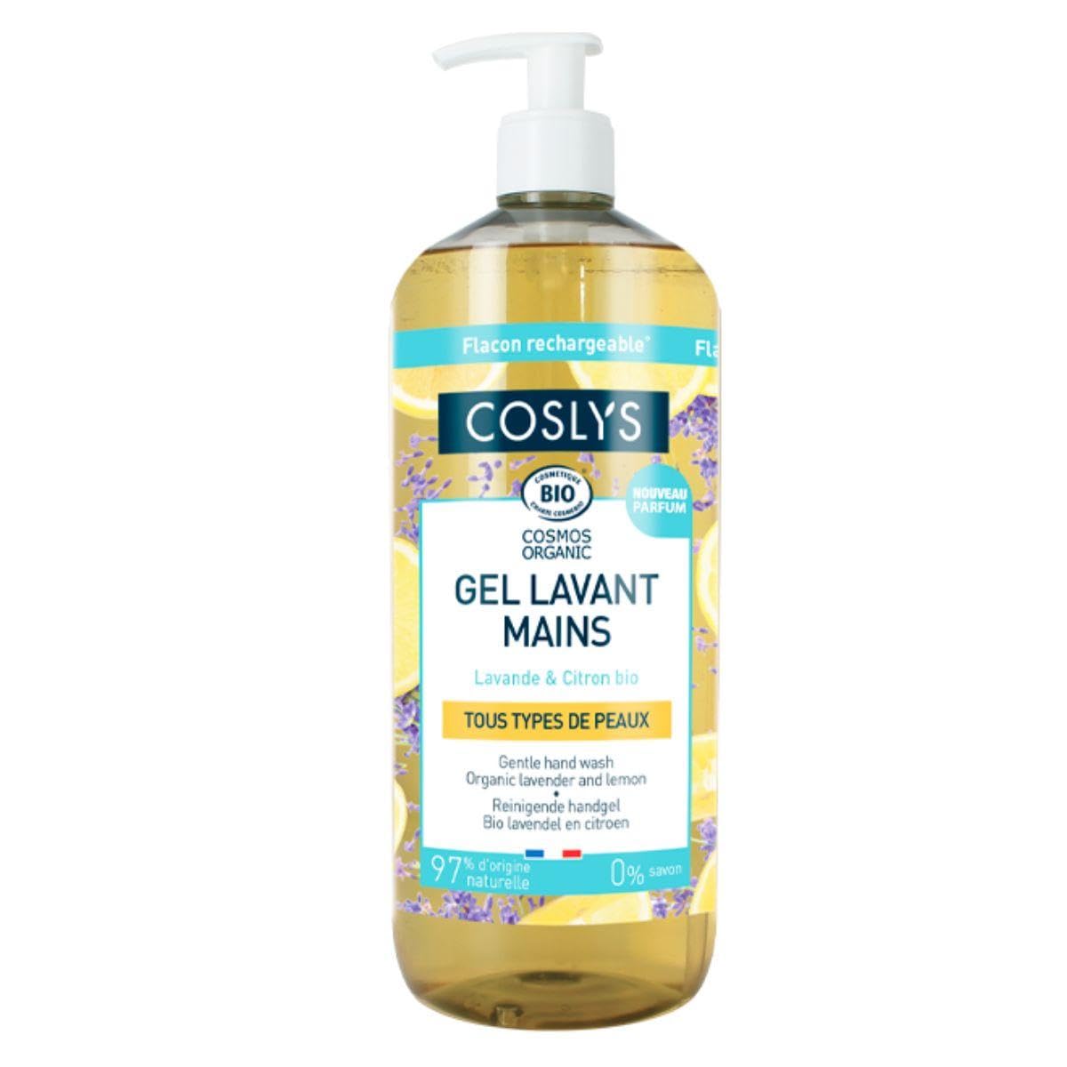 Coslys Hygiene Hand Wash Organic Lemon 1 L
