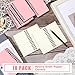 Jutom 18 Pcs Small Spiral Notebooks Memo Pads 3x5 Bulk Small Pocket Notebooks Mini Notepads with Lined Pages Mini Journals for Christmas Office School Work Supplies, 120 Pages (Pink)