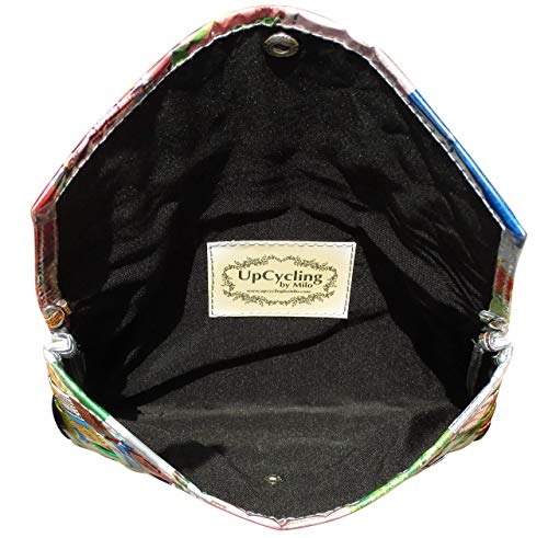 Small Thin Clutch Purse Made From Real Play Cards Prime fun gift for player of bridge poker solitaire addict wallet evening wedding las vegas style event convention trip friend playing queen of hearts