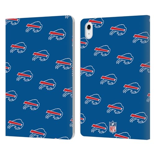 Étui en cuir iPad Air 11 2024 Buffalo Bills aux finitions soignées NFL