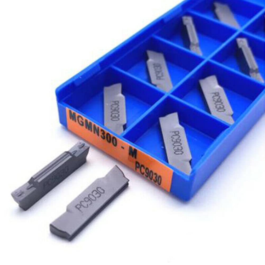 Insertos de Carburo MGMN300-M 9030 3 mm para Ranurado y Fresado Indexable Herramienta de Corte de Ranura de Torno