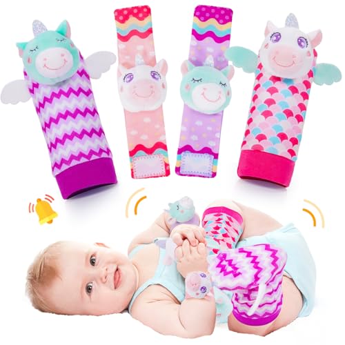 Wootoyz Juguetes Bebes 0 3 6 9 12 Meses, Sonajeros Bebe 0-12 Meses Unicornio Juguetes Regalos Bebe Niña 0-12 Meses Montessori Bebe 0-12 Meses Bebe Juegos 0-12 Meses Juguetes para Bebes 0-12 Meses