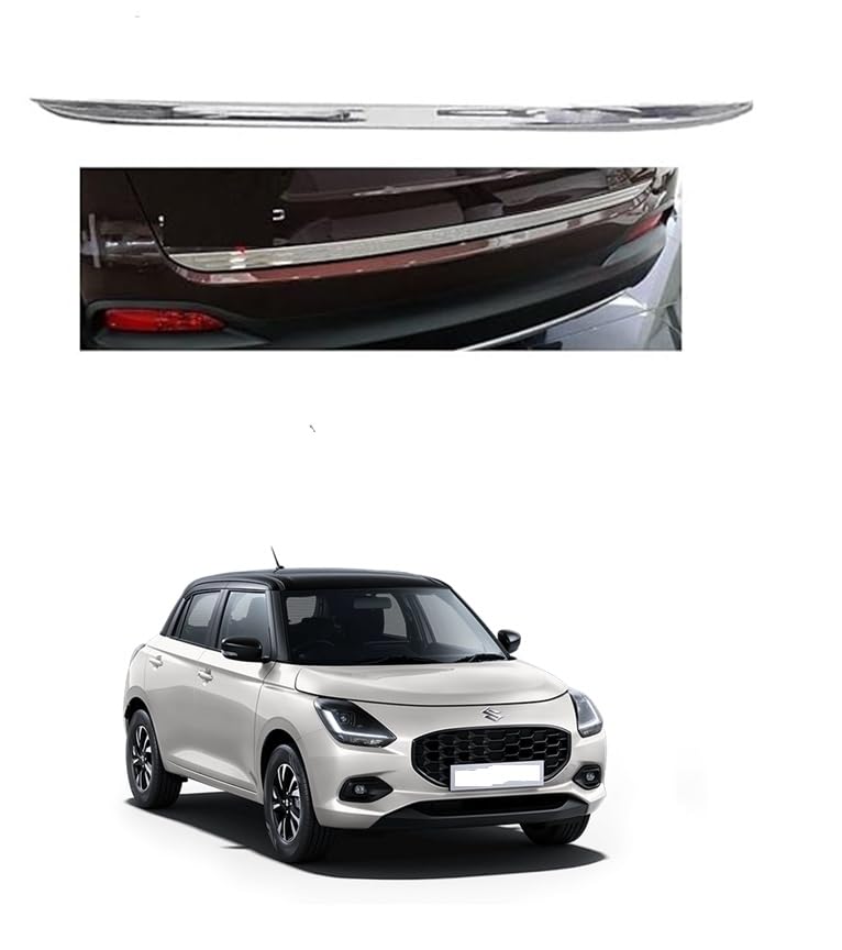 MT Car Rear Trunk Dicky Patti Chrome Garnish/Boot Garnish Compatible with Swift 2024+-image-20