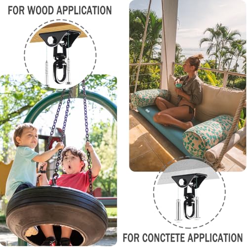 Hammock-Hanging-Kit-360-Rotating-Heavy-Duty-Swing-Chair-Hook-1200-lbs-Capacity-Ceiling-Mount-Hammock-Chair-Hardware-with-Carabiner-for-Indoor-Outdoor-Yoga-Tree-Porch-Seat-Home-Gym
