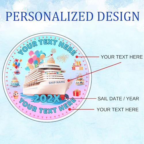 Imán decorativo personalizado para puertas de crucero miniatura 4