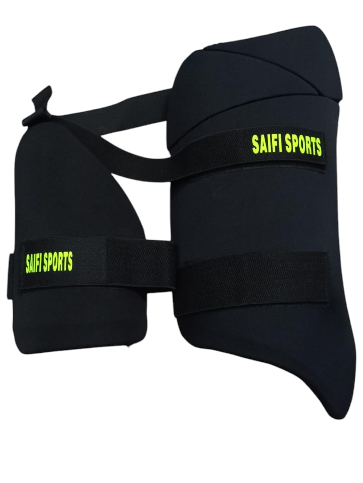 SAIFI SPORTS Cricket Thigh Guard & Thigh Pads for Youth CRICKETERS (Black) (Youth)-picture-13