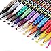 Stylos De Peinture Acrylique, Emooqi Marqueur De Peinture Imperméable Permanent 24 Couleurs, Stylos Acryliques à Base d'Huile à Séchage Rapide Pour Pierre, Céramique, Métal,Bois,Oeuf De Pâques