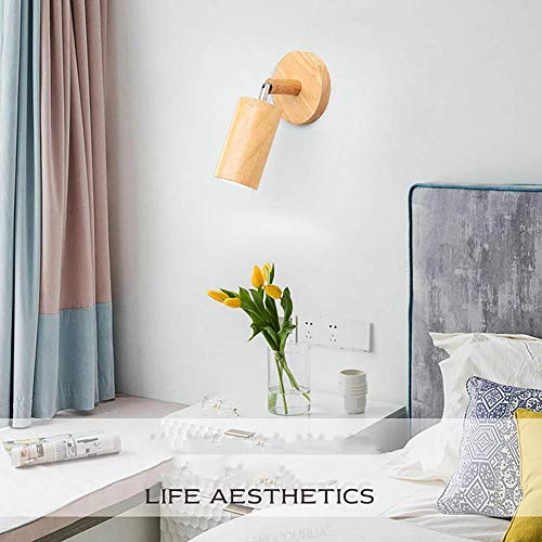 Lámpara de pared de lectura regulable LED 3000K estilo nórdico mini 2