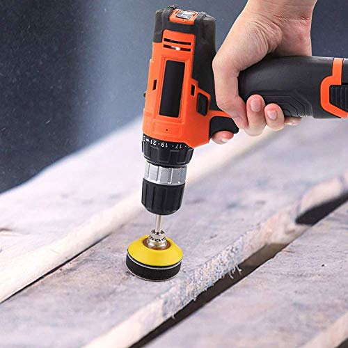 2 Inch Sanding Discs Kit, 100Pcs 60-3000 Grit Sandpaper With 1/4" Shank Backing Plate And Soft Foam Buffering Pad, For Drill Grinder Rotary Tool, Hook And Loop Sand Paper Assortment Pack #TOP4