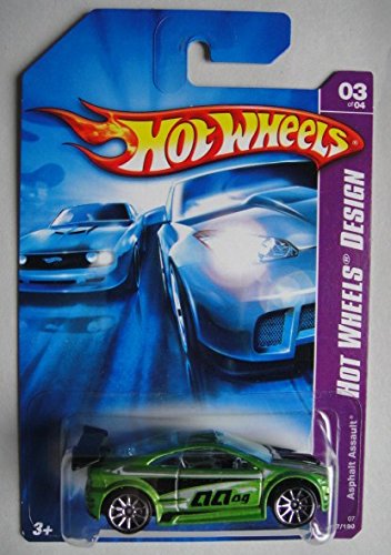 HOT WHEELS HOT WHEELS DESIGN GREEN ASPHALT ASSAULT 47/180
