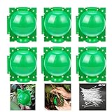 HAIZHINA Air Layering pods, Reusable Plant Rooting Device Plant Rooting Grow Box High Pressure Propagation Ball Grafting Device Botany Root Controller Garden Plant Rooter Box (Small (2″×6PCS), Green)
